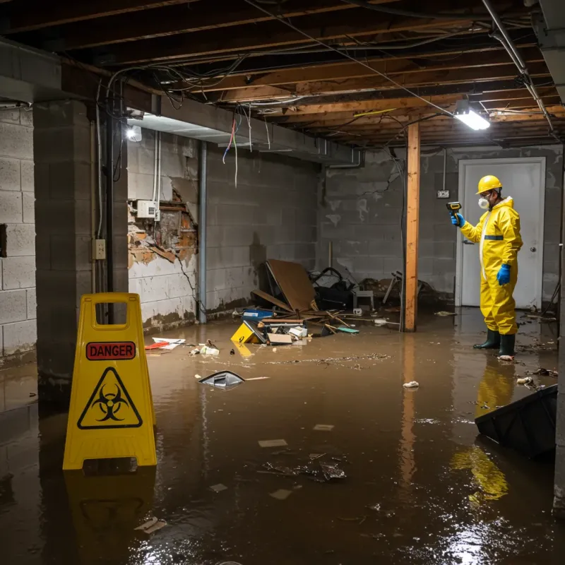 Flooded Basement Electrical Hazard in Lewis and Clark County, MT Property
